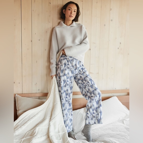Haven Well Within Pants - Haven Well Within Organic Cotton Brushstroke Pajama Lounge Pants